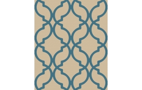 Decadence Moroccan Trellis Blue