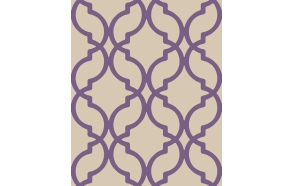 Decadence Moroccan Trellis Purple