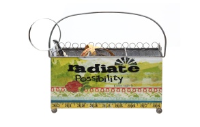 metallinen 3 osion muki, 33 cm L