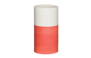 punainen muki DOPPIO, käsin valmistettua keramiikkaa