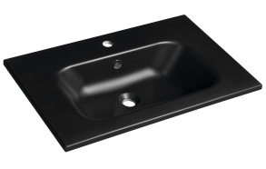 kivimassa tasoallas SIDRA 71x46 cm, matta musta