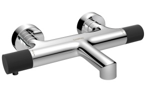 termostaatti ammehana Solaris, kromi/matta musta