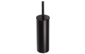 X-ROUND BLACK WC-harja, musta (Ø90x390 mm)