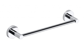 X-ROUND E pyyheteline 350mm, kromi (355x55x65 mm)