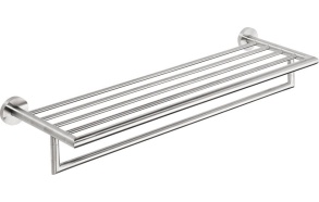 X-STEEL Seinälle asennettava Pyyheteline, harjattu ruostumaton teräs (655x120x215 mm)