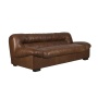 diivan Douglas Wax Leather Chocolate