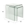 abilaud Vetro Set of 2 Transparant