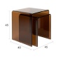 abilaud Vetro Set of 2 Brown