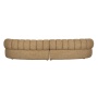 diivan Duvane 4,5-seater Brown