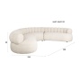 diivan Duvane 7-seater Beige