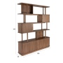 raamaturiiul Barbier Walnut