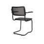 käetugedega tool Carree Black