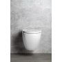Rimless seina wc pott Infinity 36.5x53 cm, valge