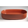 valamu töötasapinnale Infinity Oval 55x36 cm, terracotta