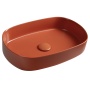 valamu töötasapinnale Infinity Oval 55x36 cm, terracotta