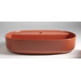 valamu töötasapinnale Infinity Oval 60x40 cm, terracotta