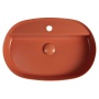 valamu töötasapinnale Infinity Oval 60x40 cm, terracotta