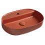 valamu töötasapinnale Infinity Oval 60x40 cm, terracotta
