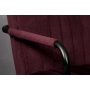 käsinojallinen tuoli Stitched Velvet, Plum
