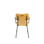 käsinojallinen tuoli Benson, Ochre