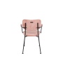 käsinojallinen tuoli Benson, Pink