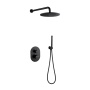süvistatav termostaat vihmadušikomplekt Cherry, matt must