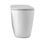 rimless põrandale paigaldatav pott Nolita, valge