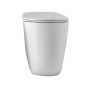 rimless põrandale paigaldatav pott Nolita, matt valge