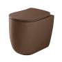 rimless põrandale paigaldatav pott Nolita, matt pruun