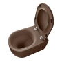 rimless põrandale paigaldatav pott Nolita, matt pruun