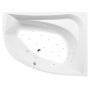 massaaživann  TANYA R  160x120x49cm,  Active Hydro-Air,  kroom