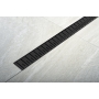 duširenn Klaver Black roostevaba restiga, superflow, DN50, 710x122x65 mm