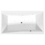 massaaživann  QUEST  190x100x49cm,  Active Hydro-Air,  kroom