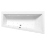 massaaživann  ANDRA R  160x90x45cm,  Highline Hydro-Air,  kroom