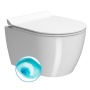 seina wc Pura Swirlflush, 35x46 cm, valge ExtraGlaze