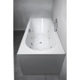 massaaživann  VIVA B  175x80x47cm,  Highline Hydro-Air,  kroom