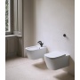 seina wc Nubes Swirlflush, 35x55 cm, valge ExtraGlaze