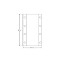 LED peegel Daphne 85x60 cm