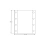 LED peegel Daphne 85x80 cm