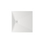 dušialus Lettera 100x100 valge, komplektis jalad, paneel ja sifoon