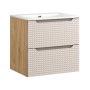 valamukapp Dune Beige  60 cm 2 sahtlit