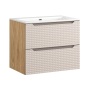 valamukapp Dune Beige  70 cm 2 sahtlit