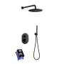 süvistatav termostaat vihmadušikomplekt Cherry, matt must