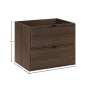 valamukapp Linea 60 cm 2 sahtlit