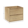 valamukapp Estetica 60 cm 2 sahtlit