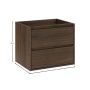 valamukapp Estetica 60 cm 2 sahtlit