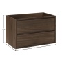 valamukapp Estetica 80 cm 2 sahtlit
