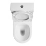 rimless wc kompakt Pacho, universaalne trapp, 2-süsteemne + soft close iste, valge