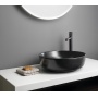 valamu töötasapinnale RONDEA dia. 41cm,  must matt