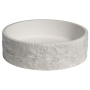 betoonist valamu põhjaklapiga Ispir 40 cm, white sandstone